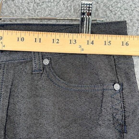 Prana Denim Pants Womens 8/29 (32x31) Black Dark Wash Straight Leg - Picture 3 of 11